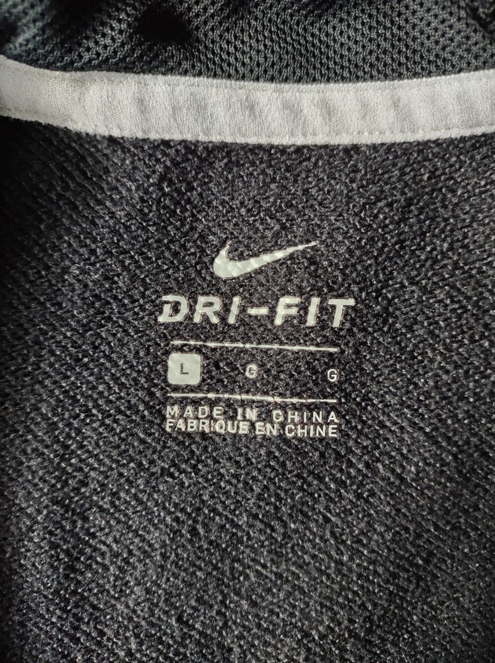 Nike Dri-FIT Women’s L Black Full Zip Hoodie Jacket Athletic Running Training - Picture 6 of 8